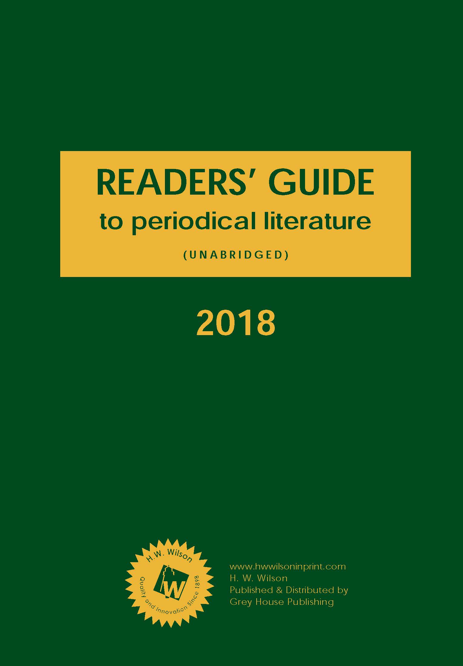 Reader's Guide to periodical literature